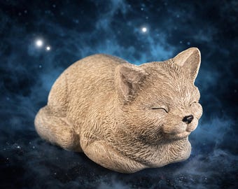 Sleeping Cat Mould for Candle Making, Chocolate,soft soap mold