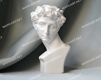 Little Giuliano de Medici bust 3D silicone mold, resin, Greek, statue, candle mould, body, Michelangelo, head, antique, fashion, plaster