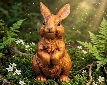 Standing Rabbit Mold for Candles, Soap, Resin and Chocolate - Easter Bunny Silicone Mould