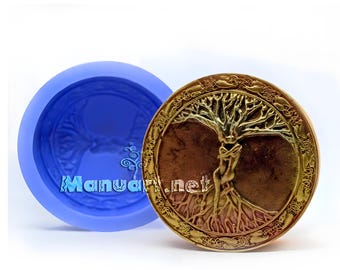 Celtic Tree of Life Mold for Soap, Resin, Plaster – Lovers Wedding Romantic Decor mould