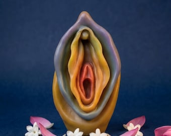 Vulva Mold for Candle Making, Soap Casting - Anatomical Female Yoni Body Art Mould