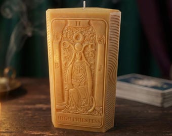 High Priestess Tarot Mold 4in-100mm for Candles, Soap, Plaster, Resin silicone mould