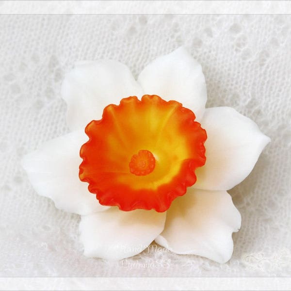 Grand moule 3D de silicone de jonquille, moule de fleur, moule de savon, moule de Narcisse, moule de fleur de jonquille, moule floral, moule de fleur, botanique, nature