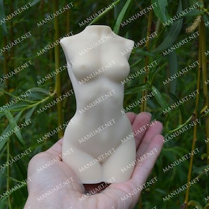 Woman Torso Mold, Soap, Candle, Resin - food-safe silicone