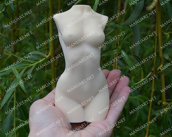 Woman Torso Mold, Soap, Candle, Resin - food-safe silicone
