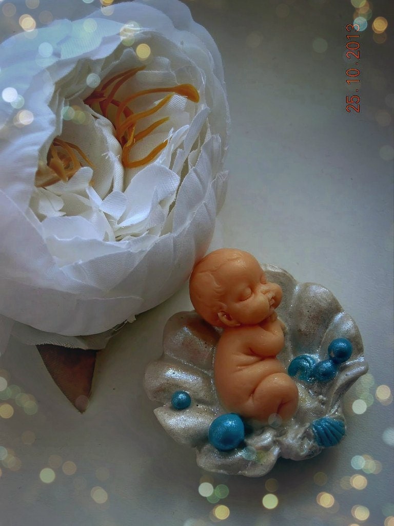 Set of 3 Molds Kids in Shell 3D Newborn Baby in Shell - Etsy
