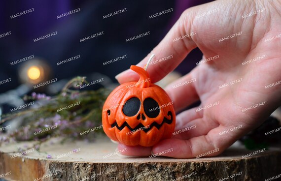 Mini Bougie En Forme De Citrouille, Moule En Silicone, Moule En Plâtre