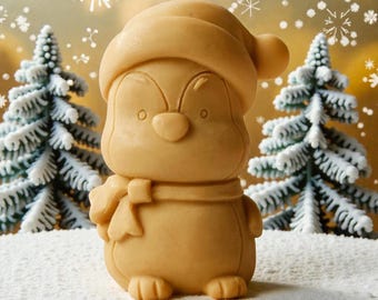 Penguin Mould Candle Christmas Mold, Soap, Resin, Chocolate, Fondant, Keychain