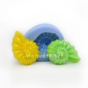 SMALL SEASHELL  #3 3D silicone mold for soap silicone mould soap mold candle mold plaster mold sea shell mold resin clay guest soap mold