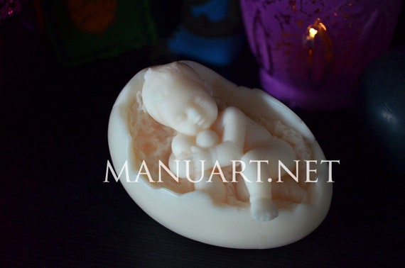 Sleeping baby in eggshell FOOD SAFE 3D silicone mold, egg, baby mould, soap, candle mold, baby shower, Easter, cute, kid, child, newborn