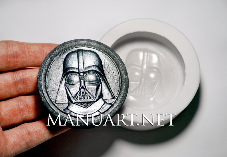 Darth Vader 3D Silicone Mold Star Wars Mould Soap Mold Etsy