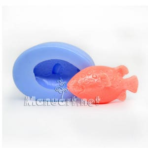 Fish silicone mold, soap mold, resin mold, clay mold, fish mold, cute mold, kids mold, animal mold, fis mould, sea mold, river mold