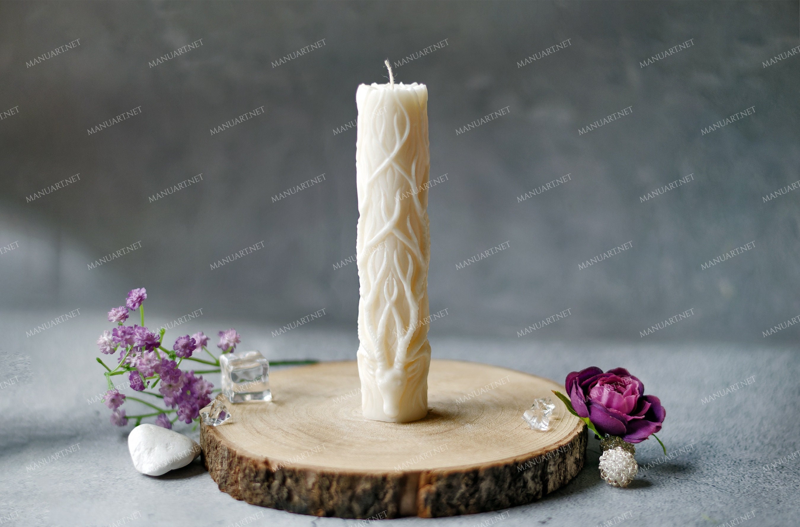 Silicone Life Tree Tea Light Candle Mold Wax Melt Lotion Bar