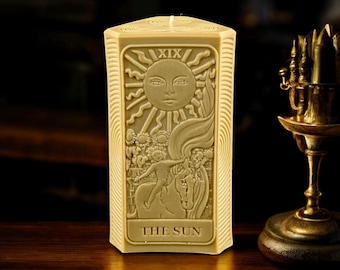 The Sun Tarot card – witchy molds, pagan molds, wicca candle mold, magic candle, tarot card mold, spiritual 3d silicone mold, Altar, Ritual