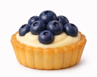 Blueberry Tart Mold for Candles, Soap - Berry Tartlet Dessert Pastry Food Silicone Mould