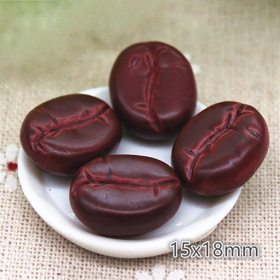 10 Coffee Beans Set Silicone Mold Soap Mold Polymer Clay Etsy