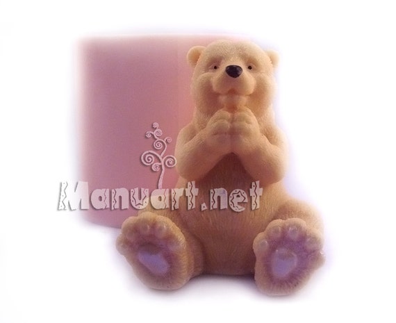 Sweet Bears, Teddy Bears, Animals, (Measurements Second Picture/ No Returns ) Silicone Mold by Oh! Sweet Art