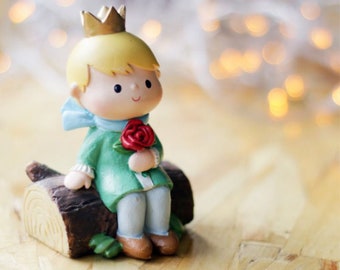 Little prince 3D silicone mold, soap mold, candle mold, cartoon, rose, wood, cute mould, Le Petit Prince, boy