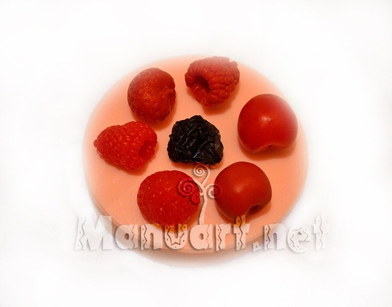 Berry Set 3 3D Silicone Mold Berries Mold Berry Mold Soap Etsy UK