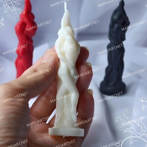 Little Lovers Mold for Romantic Candles, Wedding Soap, Resin, Plaster - Kissing Couple Silicone Mould is a beautiful design for makers who want a romantic, symbolic, and emotionally expressive result. 
pair in love mold, kissing mold, hugging mold, passion mold, couple mold, lovers mold, romantic candle mold, wedding candle mold, love statue mold, valentine mold, mold for romantic, love spell mold, candle pillar mold