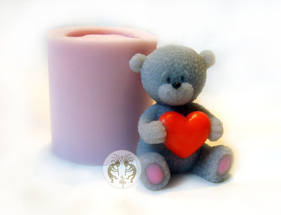 Bear Candle Mold,teddy Bear Candle Mold,silicone Candle Mold