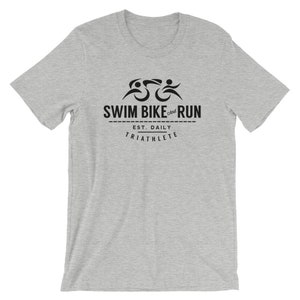 Triathlon Triathlet klassisches Design Tshirt - Schwimmen, Fahrrad, Laufen Herren T-shirt