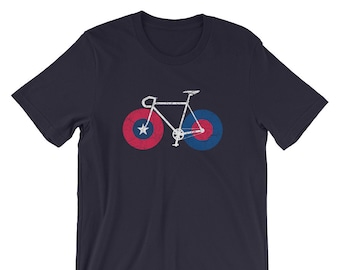 RIDE TEXAS Cycling Tshirt - Road Bike, Texas Cycling, Bicycle, Cycling Inspired - Short-Sleeve Unisex T-Shirt