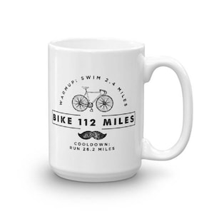 Iron Distance 140.6 miles Triathlon Triathlete Vintage Look Coffee Mug