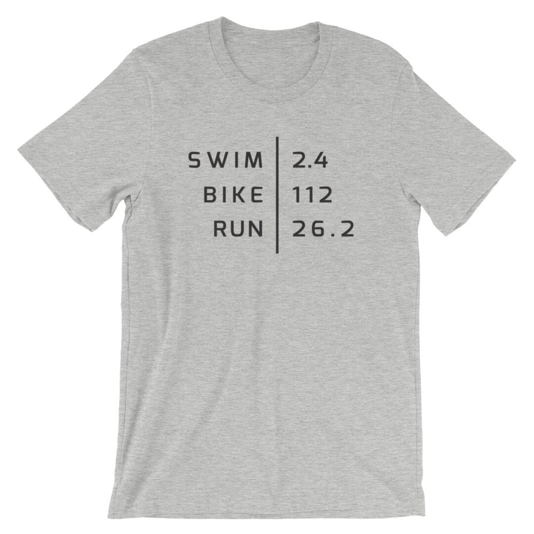 SBR Iron Distance Triathlon Triathlete Tshirt Swim Bike Run Etsy