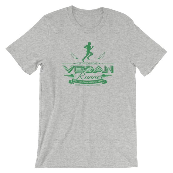 vegan runner t shirt