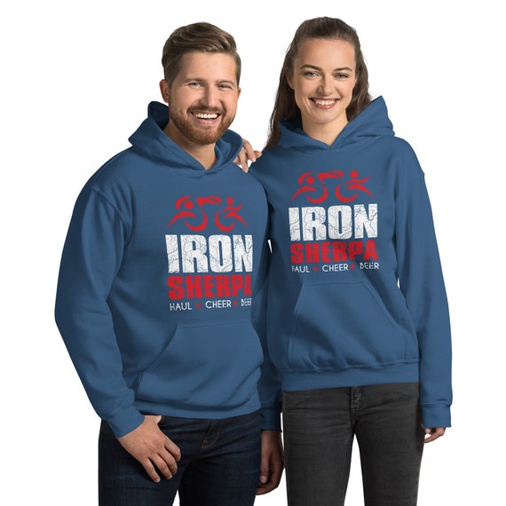 Ironsherpa Tri Sherpa Triathlon Tshirt - Haul Cheer Beer Ironsherpa Tri Sherpa Triathlon Tshirt - Haul Cheer Beer