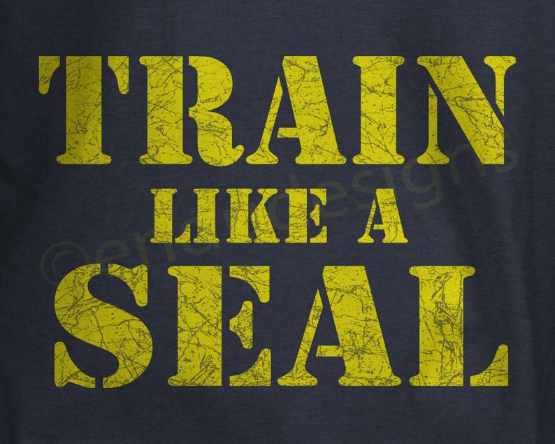 TRAIN like a SEAL Tshirt Navy Seal Inspired Fitness Motivation Unisex T-Shirt image 2