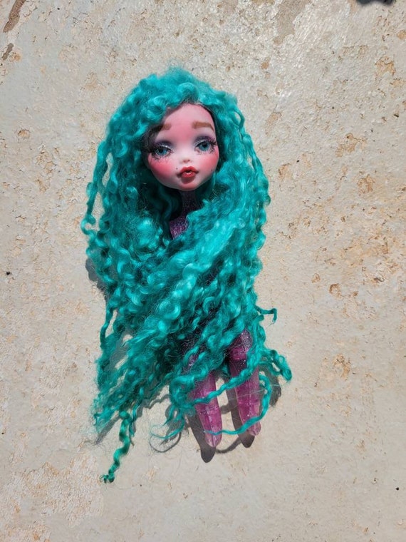 Monster High doll WIG Custom OOAK Repaint Etsy
