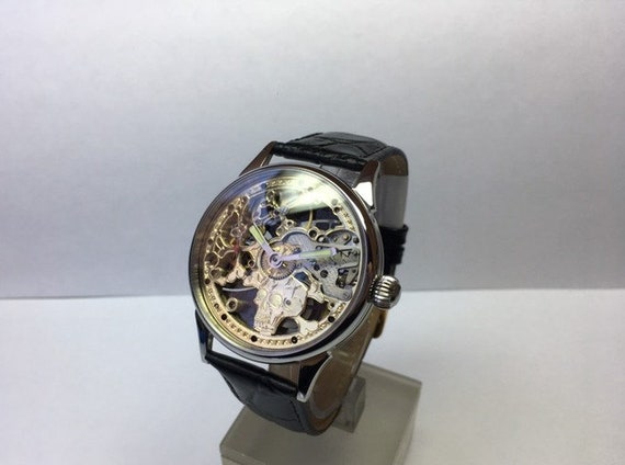 masonic skeleton watch