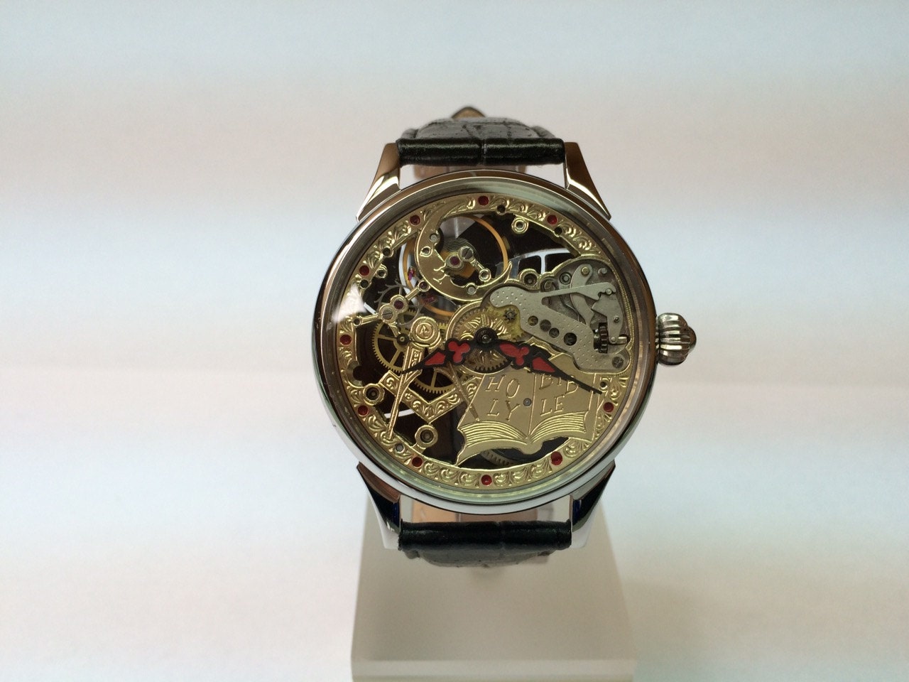 masonic skeleton watch