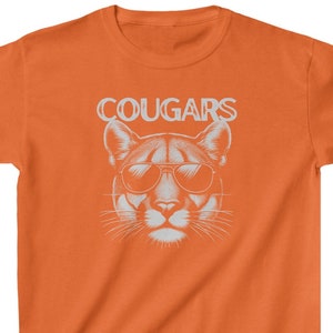 Cougars Mascot Back To School Shirt Cougars Shirt Cougars School Spirit Kids School Mascot Shirt Kids Cougars Shirt First Day of School Tee