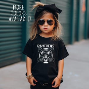 Panthers Mascot Back To School Shirt Panthers Shirt Panther School Spirit Kids School Mascot Shirt Kids Panther Shirt First Day of School