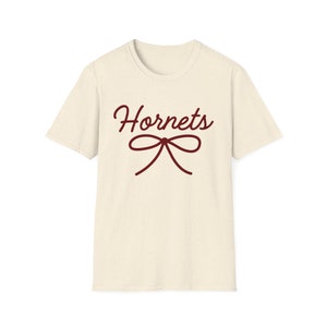 Hornets Maroon Mascot Shirt Gameday Shirt Back To School First Day of School
