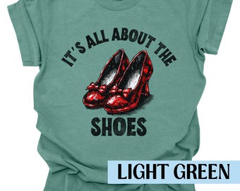 Alles über die Schuhe Komfort Farben Nettes Halloween-T-Stück Wunderbare Zauberer von Oz Wicked Hexe Shirt Ruby Slippers Shirt Bookish Shirt