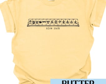Nice Rack Mahjong Shirt Comfort Colors Mahjong Tiles Tee Mahjong Social Club Bird Bam Mahjong Gift Mahjong Tee Funny Mahjong Shirt Mahj
