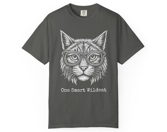 Smart Wildcats Shirt Wildcat Teacher Tee Comfort Colors Back To School First Day of School Wildcats Mascot Shirt New Teacher Gift