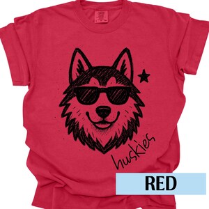 Huskies Mascot Shirt Huskies Shirt Comfort Colors Back To School Huskies Football Huskies Basketball Huskies Mom Huskies Dad Gameday image 9