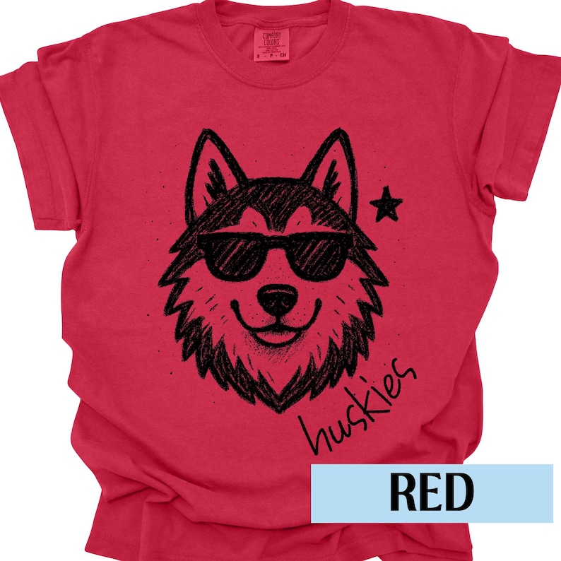 Huskies Mascot Shirt Huskies Shirt Comfort Colors Back To School Huskies Football Huskies Basketball Huskies Mom Huskies Dad Gameday image 9