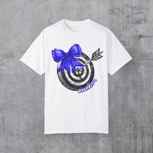 Camiseta de tiro con arco personalizada Camiseta de mamá de tiro con arco con colores cómodos Camiseta de tiro con arco personalizada del equipo de tiro con arco Camiseta de tiro con arco coqueta Regalo de entrenador de tiro con arco