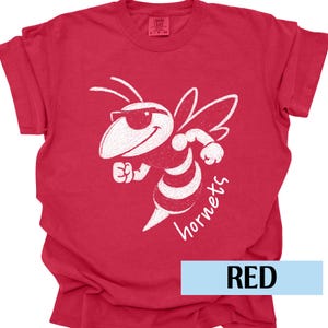 Hornets Mascot Shirt Hornets Shirt Comfort Colors Back To School Hornet Football Hornets Basketball Hornet Mom Hornet Dad Cats Hornets Cheer