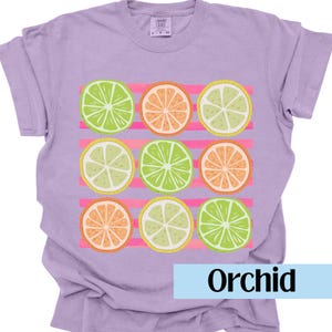 Citrus Fruit Orange Shirt Lemon Lime Comfort Colors Arancia Graphic Tee Summer Vacation Citrus Tee Farmers Market Tee Farmstand Shirt