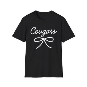 Cougars Mascot Shirt Gameday Shirt Cougars Shirt Cougars Bow Shirt Cougars College Merch Cougars Football Back To School First Day of School