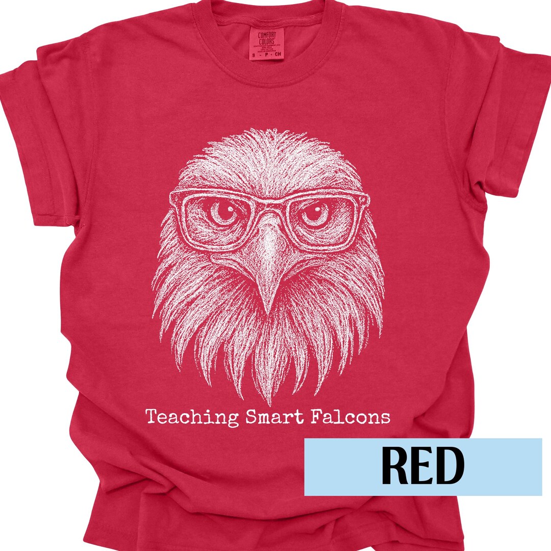 Smart Falcon シャツ　スマートファルコン　BOSS コラボ Teaching Smart Falcons Shirt Falcon Teacher Tee Comfort Colors