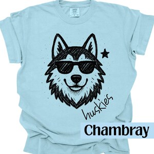 Huskies Mascot Shirt Huskies Shirt Comfort Colors Back To School Huskies Football Huskies Basketball Huskies Mom Huskies Dad Gameday image 8