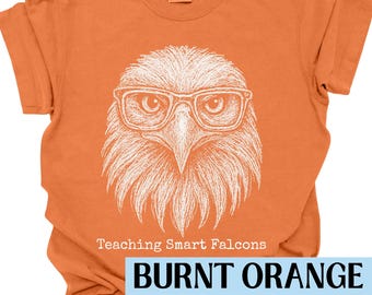 Smart Falcon シャツ　スマートファルコン　BOSS コラボ Teaching Smart Falcons Shirt Falcon Teacher Tee Comfort Colors
